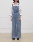 Wide Leg Denim Overall